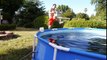 Taking a Bath in a Giant 1,500 Gallon Coca-Cola Swimming Pool!