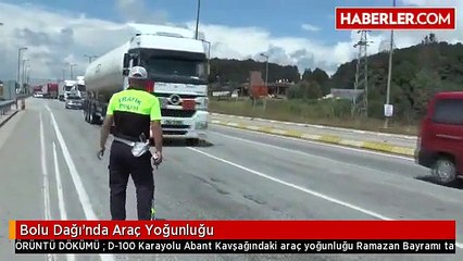 Bolu Dağı'nda Araç Yoğunluğu
