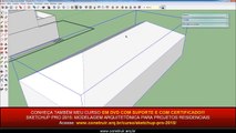 Curso SketchUp Básico Gratuito 21/40: Modelagem de telhados com várias águas│PARTE 2