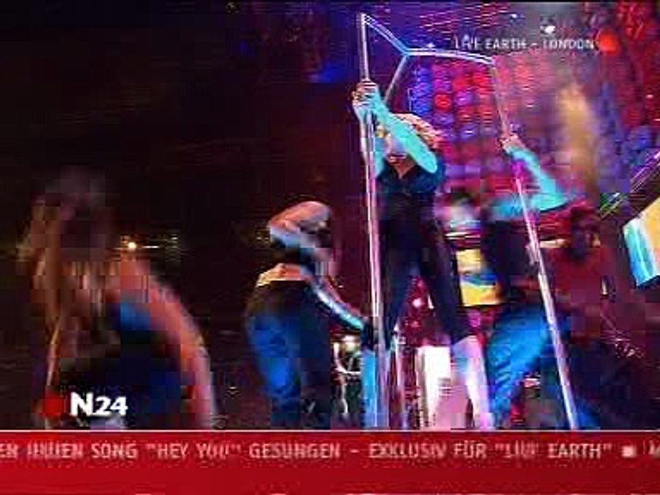 MADONNA Hung Up Live Earth Part 4 2007