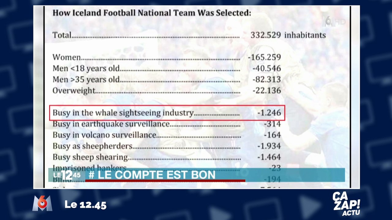 Humour : voici comment on été recrutés les joueurs de l'équipe islandaise de foot !