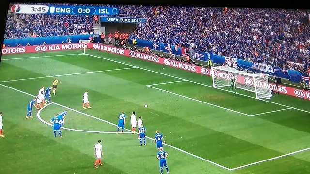 ENGLAND VS ICELAND 1-0 PENALTY GOAL WAYNE ROONEY EM 2016