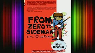 READ book  From Zero To Sideman Full EBook