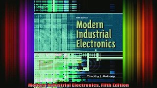 READ book  Modern Industrial Electronics Fifth Edition Full EBook
