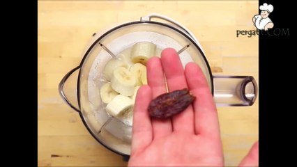 Akullore me banane, çokollatë dhe kokos