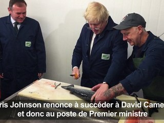 Grande-Bretagne: Boris Johnson renonce à la succession de David Cameron