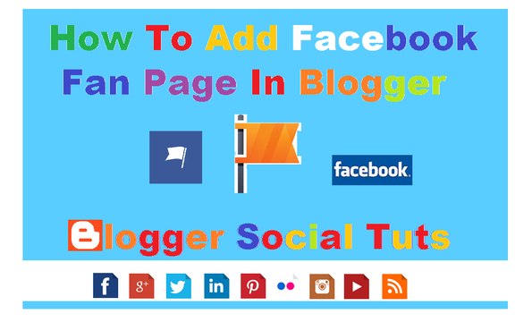 How To Add Facebook Page To Blogger - Hindi Urdu