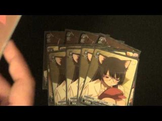 Weiss Schwarz Bakemonogatari Trial Deck "Unboxing"