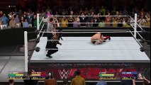 AJ Styles & Chris Jericho vs Dean Ambrose & Roman Reigns _Tag Team Full Match WWE- 2K16