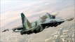 Российский истребитель МиГ-29 сбивает украинский СУ-25