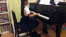 Little Bear - Chopin Waltz No.10 Op.69-2 - piano - 8 years old