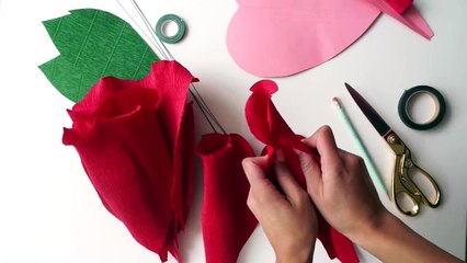 KAĞITAN GÜL YAPIMI