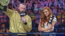 Mike Bennett, Maria, Lashley, Ethan Carter III, Billy Corgan and Drew Galloway Segment