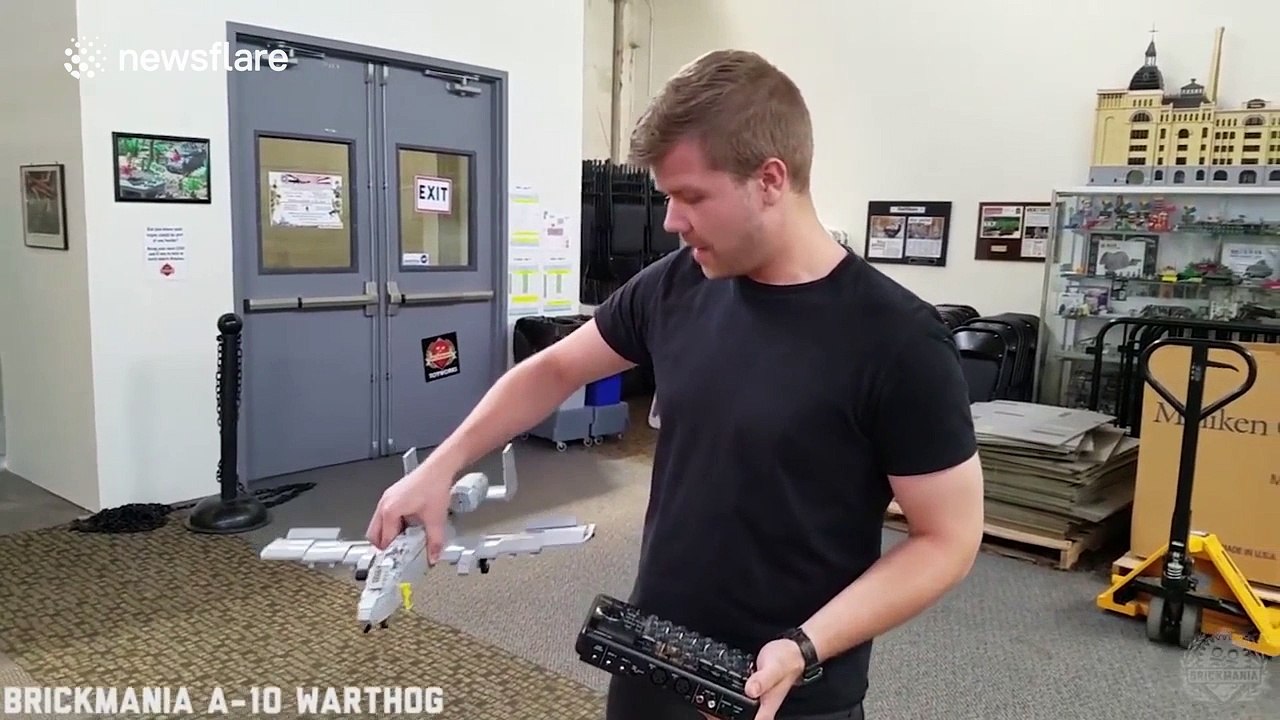 Lego plane doesn't fly as expected