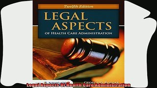 different   Legal Aspects Of Health Care Administration