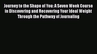 Download Journey to the Shape of You: A Seven Week Course in Discovering and Recovering Your