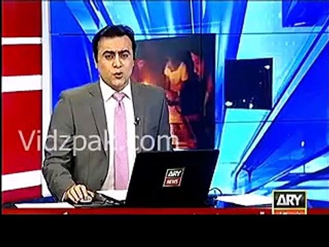 public protest on roads in faisalabad along with their burnt electronics, against govt & chanted against abid sher ali.