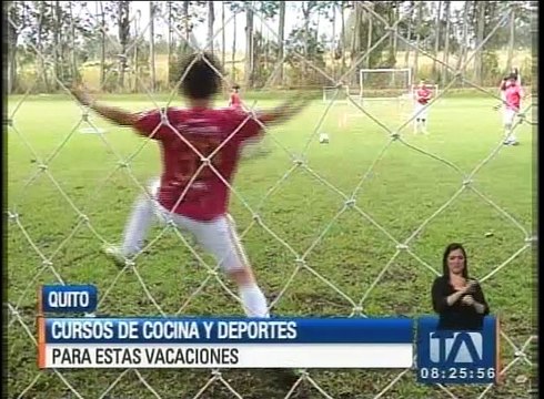 Cursos de cocina y deportes para estas vacaciones