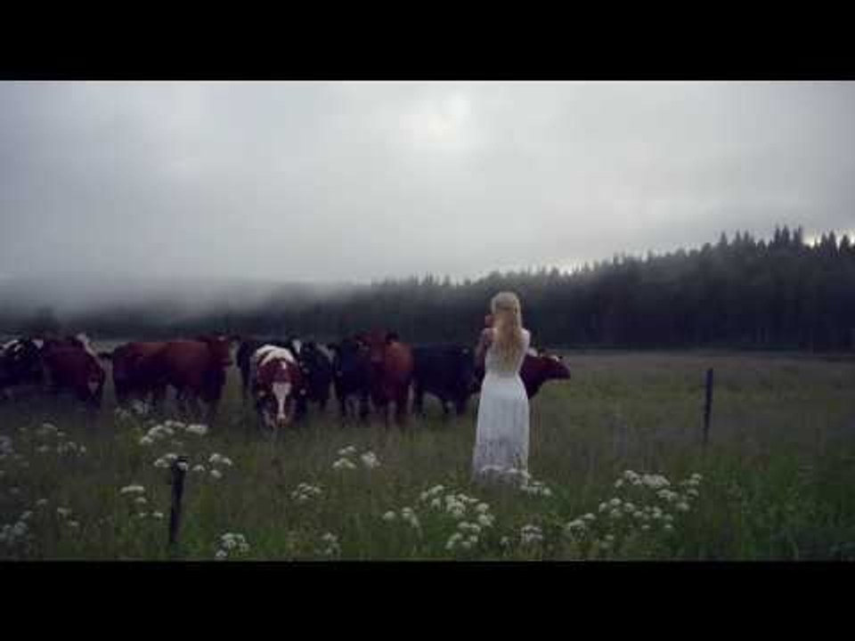 Lady Rounds Up Cattle Using Ancient Swedish Herding Call