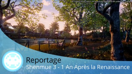 Reportage - Shenmue 3 - Evolution du Développement - 1 An Après