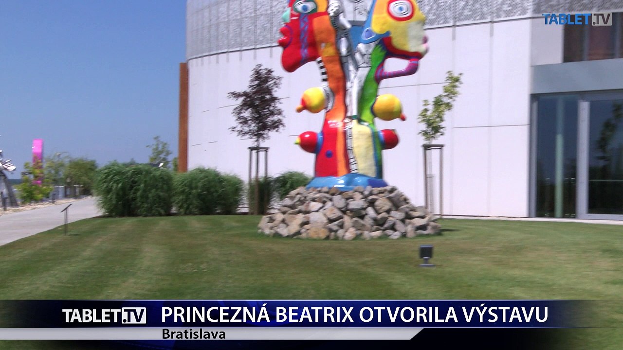 Holandská princezná Beatrix otvorila výstavu v Danubiane
