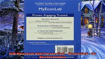 Enjoyed read  NEW MyEconLab with Pearson eText  Access Card  for Microeconomics