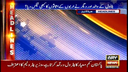 Headlines - 2100 - 30th June 2016