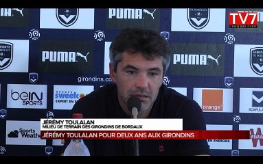 La première interview de Jérémy Toulalan à Bordeaux