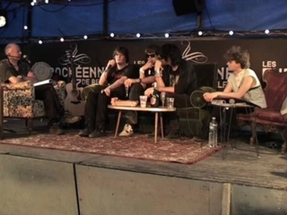Conference de presse - The Klaxons