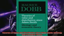 Popular book  Theories of Value and Distribution since Adam Smith Ideology and Economic Theory