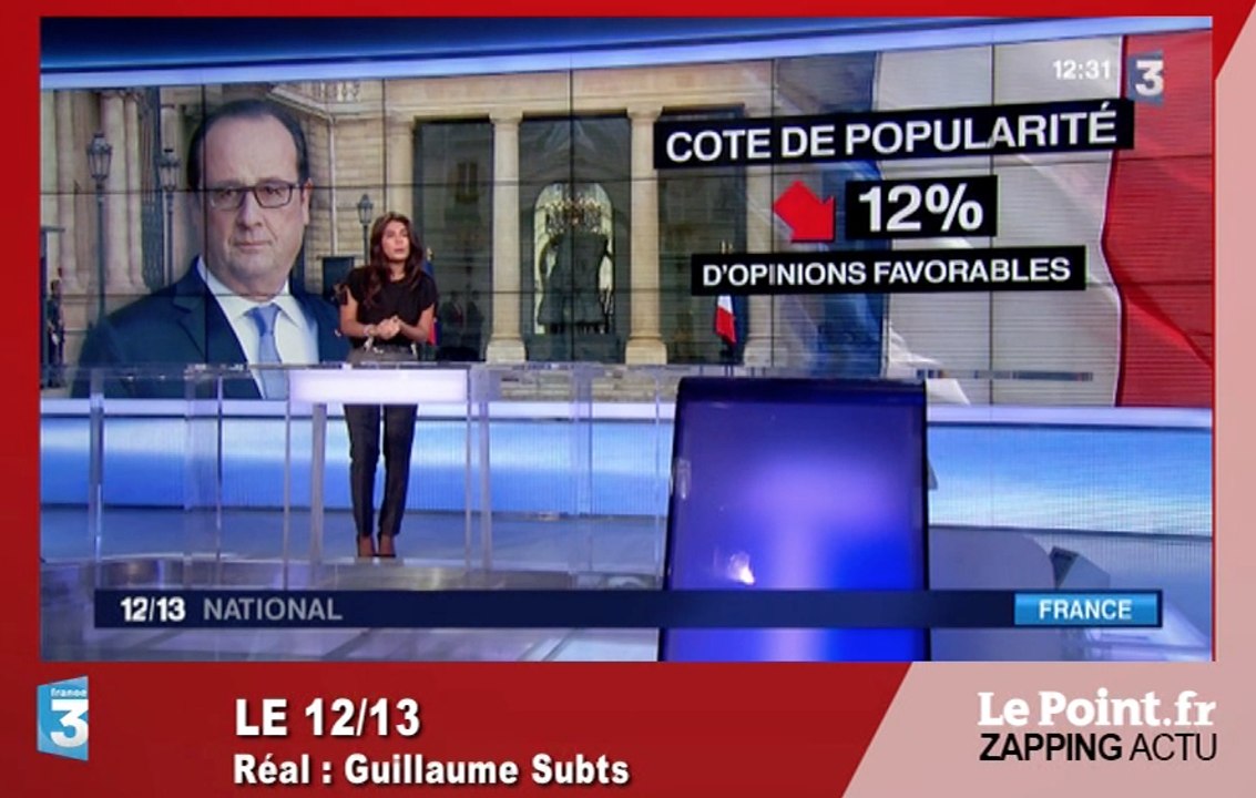 Sondage : Hollande a-t-il touché le fond ? Le zapping du 30 juin