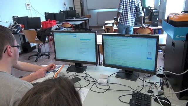 En classe prépa avec les robots à Jacques-Amyot Auxerre