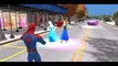 Frozen Elsa & Anna & Spiderman w- Disney Lightning McQueen Cars & Nursery Rhymes Songs for Children!_3