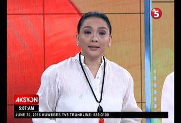 ALAMIN - SCHEDULE NG INAGURASYON NI PRESIDENT-ELECT DUTERTE