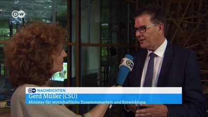 Müller: Beidseitig begehbare Brücke bauen | DW Nachrichten