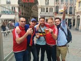 La Gallois font la fête à Lille la veille de pays de Galles-Belgique