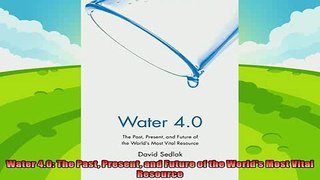 there is  Water 40 The Past Present and Future of the Worlds Most Vital Resource