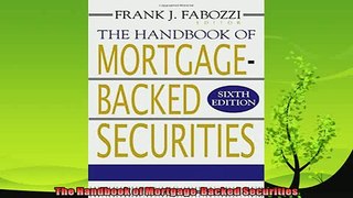 different   The Handbook of MortgageBacked Securities
