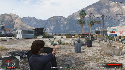 GTA V - Shield Mod & Gang War (Police vs. The Lost MC Shootout at Stab City)