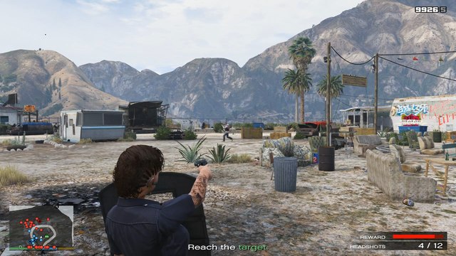 GTA V - Shield Mod & Gang War (Police vs. The Lost MC Shootout at Stab City)