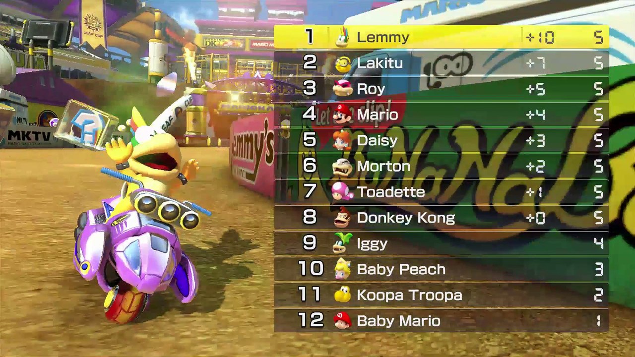 [15] Mario Kart 8 Wii U HD Walkthrough - 100cc Leaf Cup