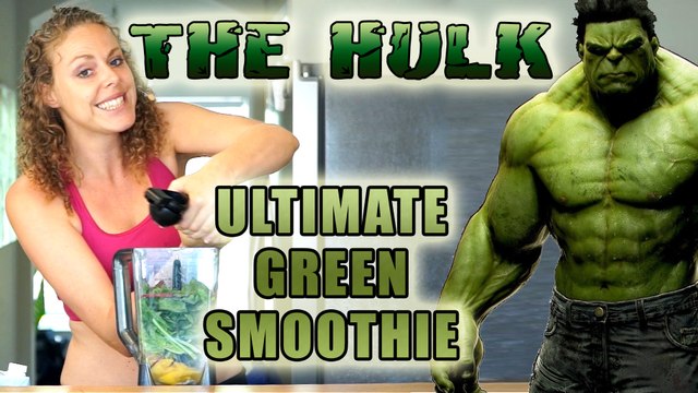 THE HULK: Healthy Green Smoothie Recipe for Weight Loss, Glowing Skin, Energy & Health!