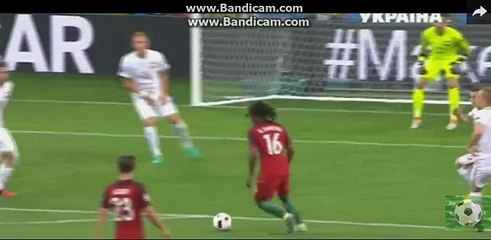Renato Sanches Voley Goal - Poland 1-1 Portugal - 30-06-2016