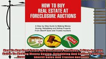 behold  How To Buy Real Estate At Foreclosure Auctions A Stepbystep Guide To Making Money