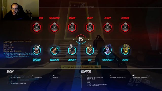 OVERWATCH FR SYMMETRA gameplay Anti shield !