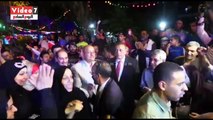 بالفيديو .. محافظ الجيزة يشارك المواطنين احتفالات 30 يونيو بـ