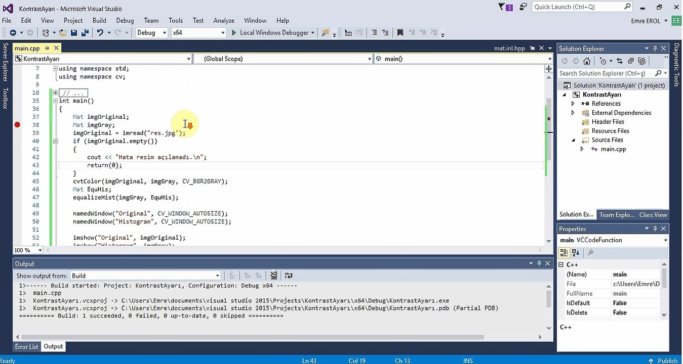 Grey Histogram Equalization
