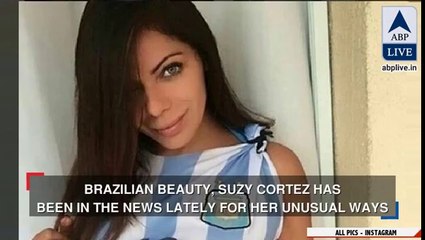 Brazilian beauty tries to impress Lionel Messi and requests him not to retire
