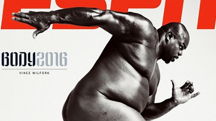 Vince Wilfork Butt Naked on ESPN's Body Issue