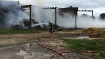 Feu de hangar agricole